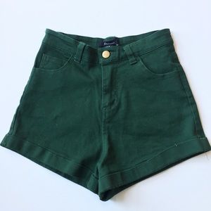 High-waisted Vintage Style Shorts